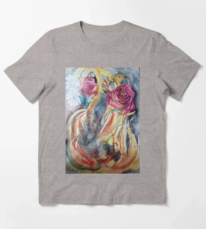 Fire T-Shirt Heather Grey