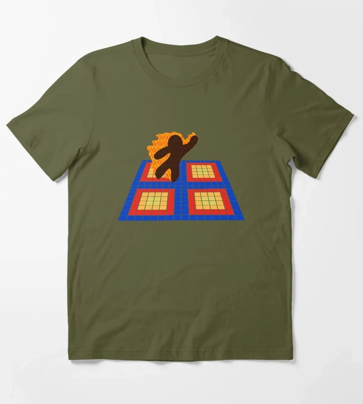 Fire in the Disco T-Shirt Olive Green