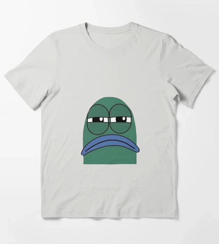 Fish from Spongebob T-Shirt Light Grey