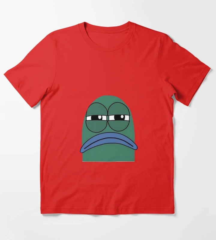 Fish from Spongebob T-Shirt Red