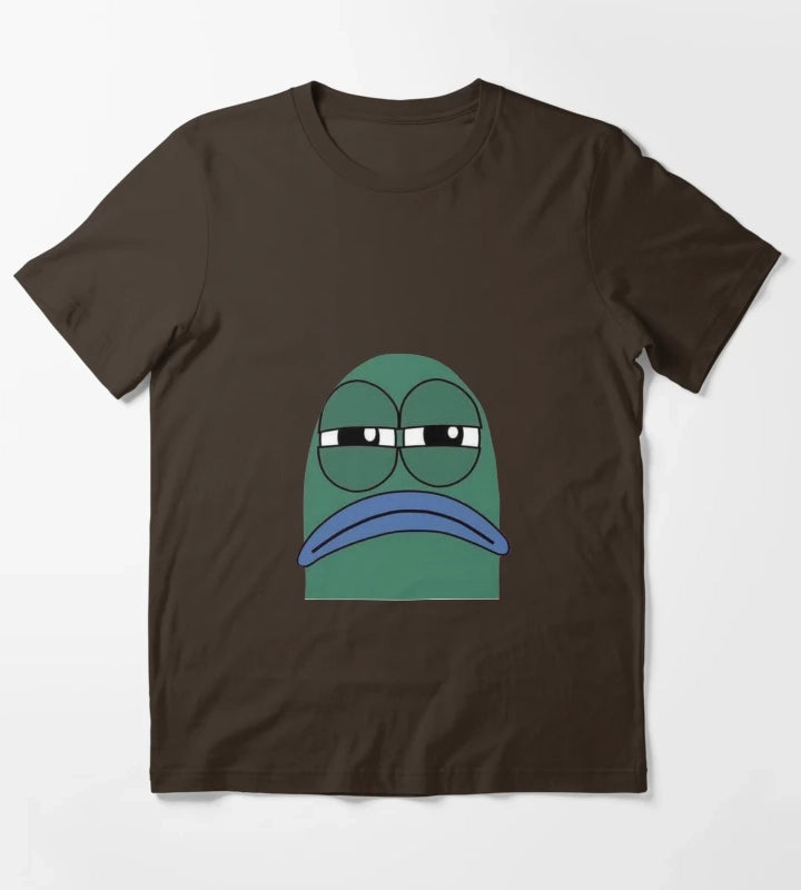 Fish from Spongebob T-Shirt Brown