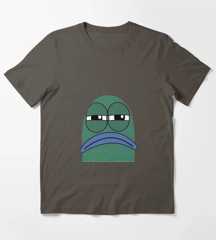 Fish from Spongebob T-Shirt Dark Grey