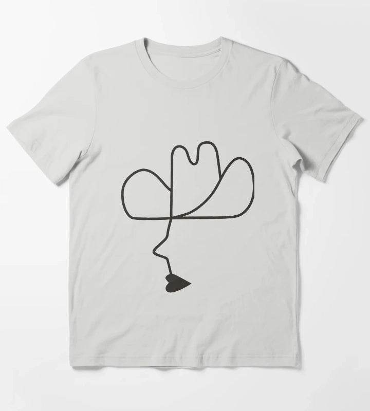Fish on the Sand AllahLas T-Shirt Light Grey