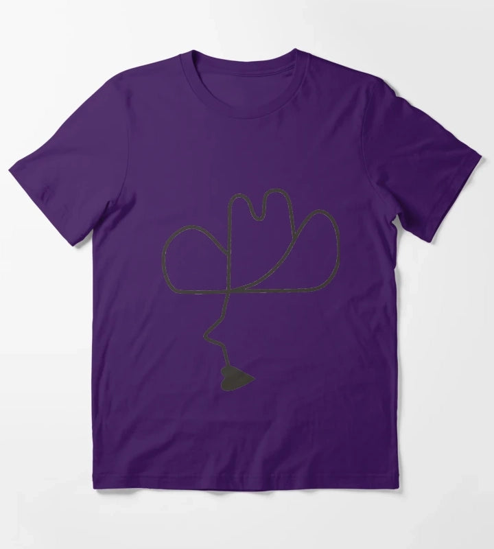Fish on the Sand AllahLas T-Shirt Purple