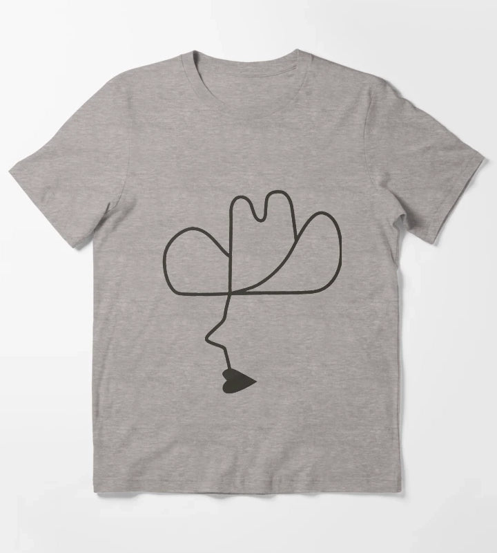 Fish on the Sand AllahLas T-Shirt Heather Grey