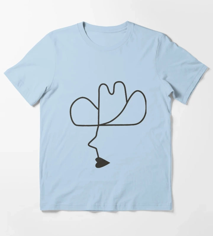 Fish on the Sand AllahLas T-Shirt Sky Blue