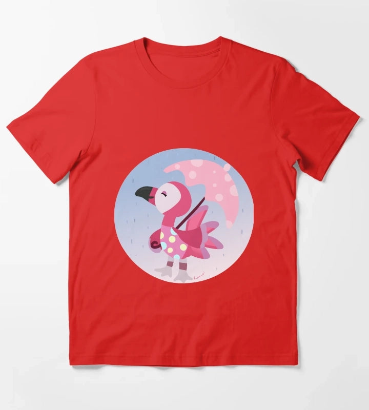Flora The Flamingo T-Shirt Red