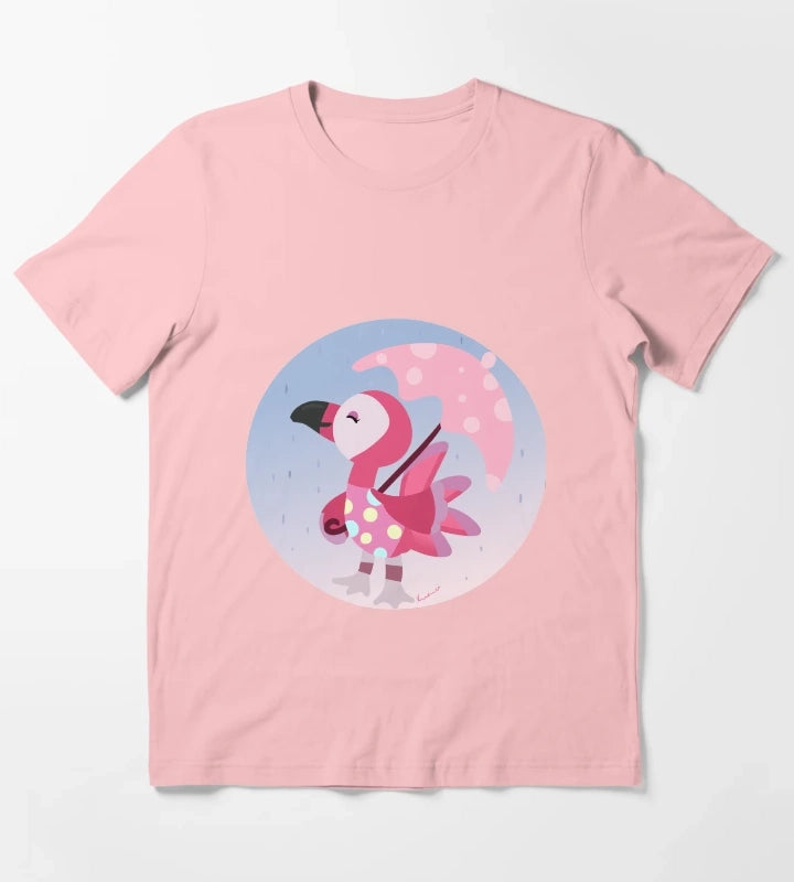 Flora The Flamingo T-Shirt Dark Grey