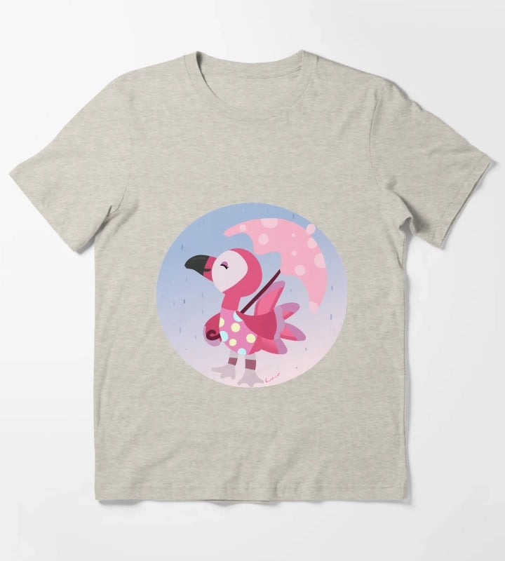 Flora The Flamingo T-Shirt Cream