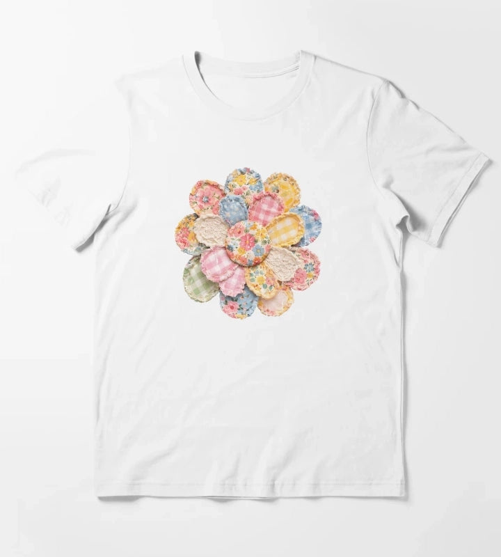 Floral Daisy T-Shirt White