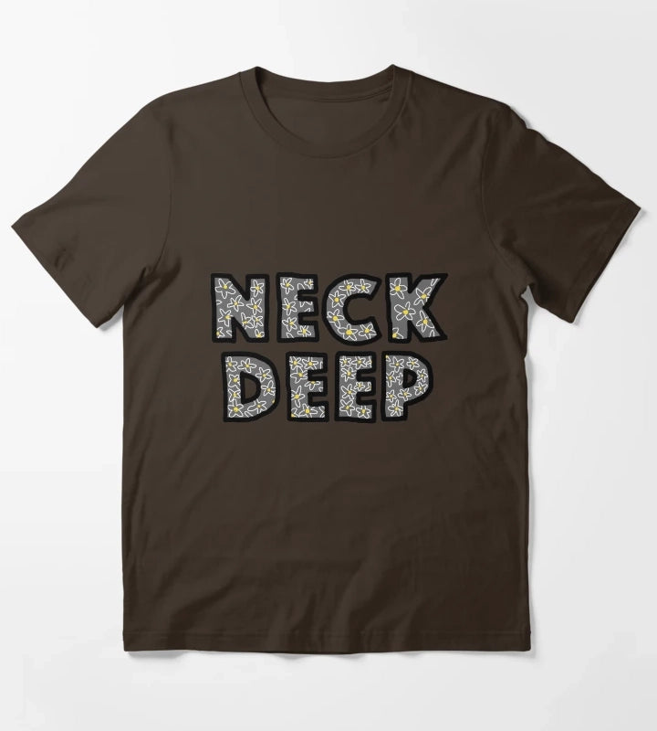 Floral Deep T-Shirt Brown