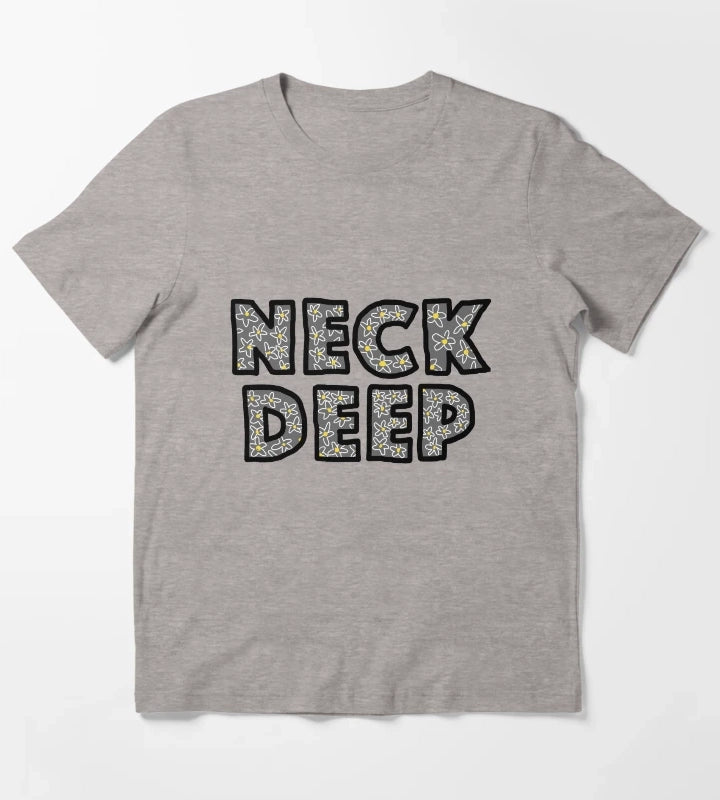 Floral Deep T-Shirt Heather Grey