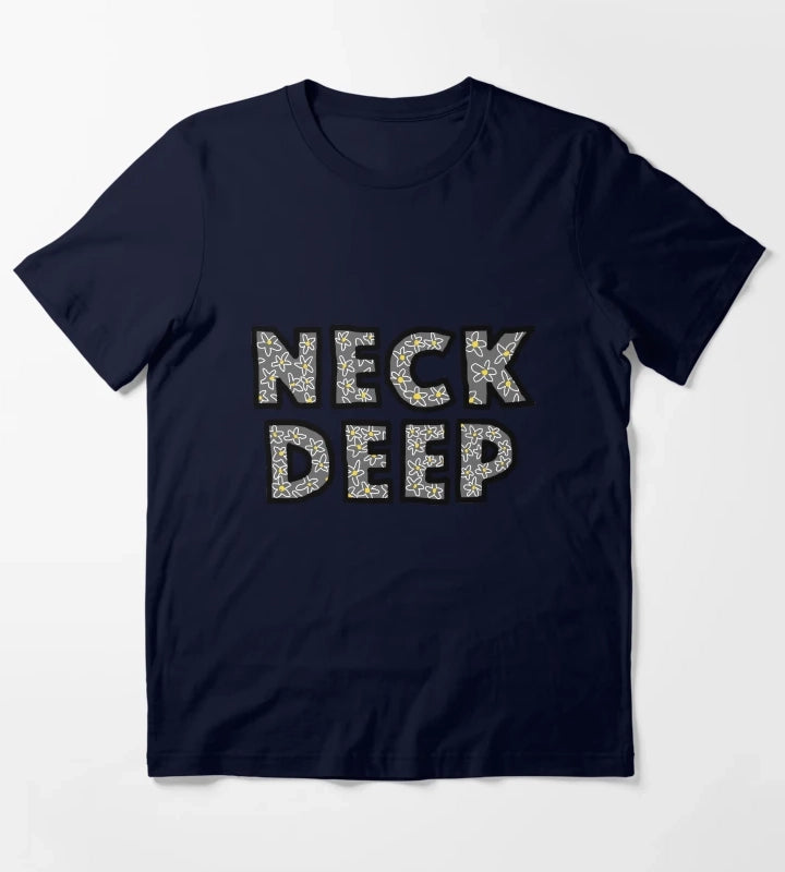 Floral Deep T-Shirt Navy
