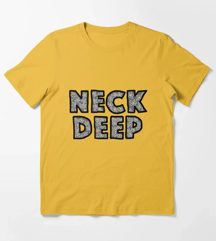 Floral Deep T-Shirt Yellow