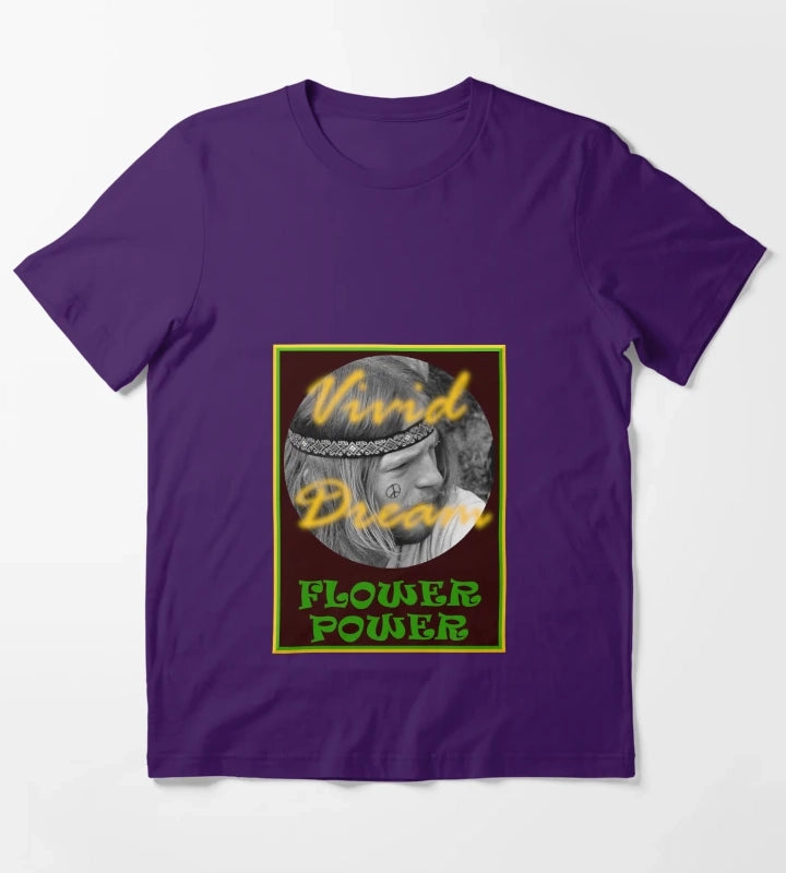 Flower Power by Vivid Dream T-Shirt Purple