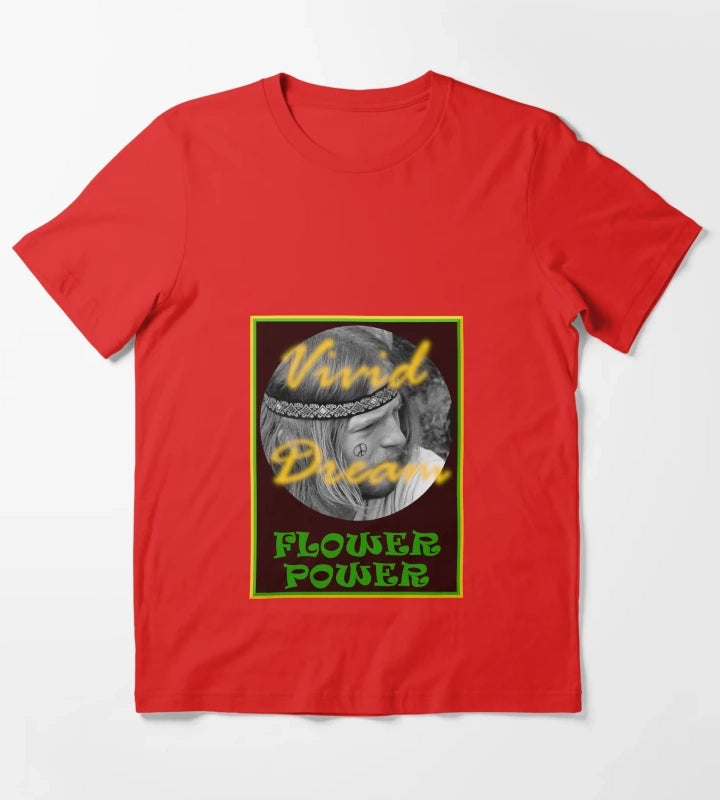 Flower Power by Vivid Dream T-Shirt Red