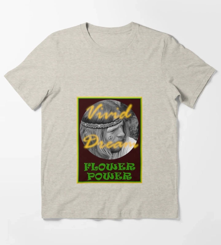 Flower Power by Vivid Dream T-Shirt Cream