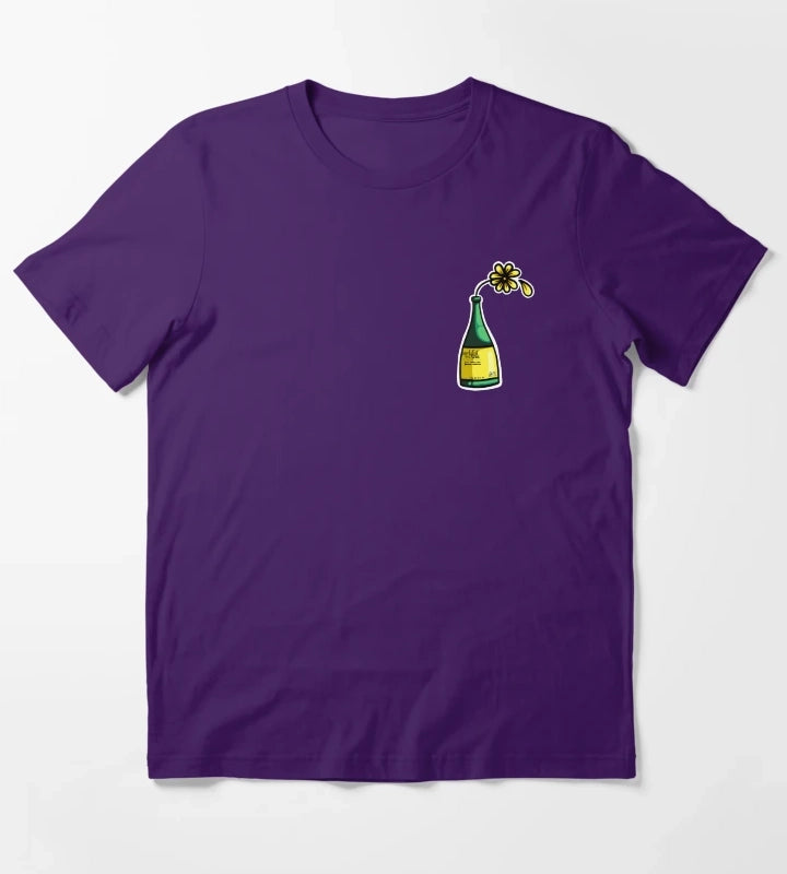 Flower in Bucky bottle T-Shirt Purple