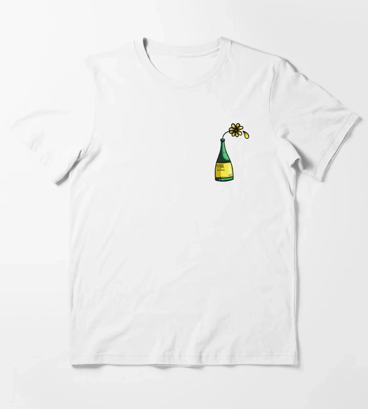 Flower in Bucky bottle T-Shirt White
