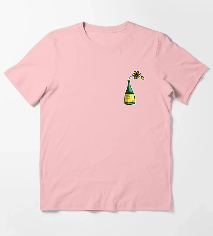 Flower in Bucky bottle T-Shirt Dark Grey