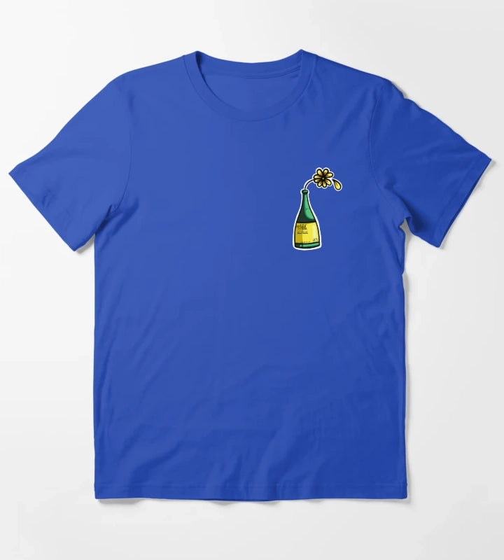 Flower in Bucky bottle T-Shirt Blue