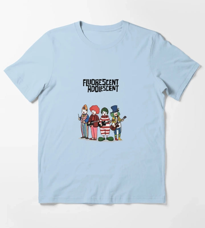 Fluorescent T-Shirt Sky Blue