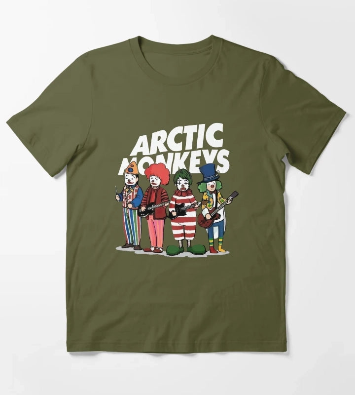 Fluorescent adolescent T-Shirt Olive Green
