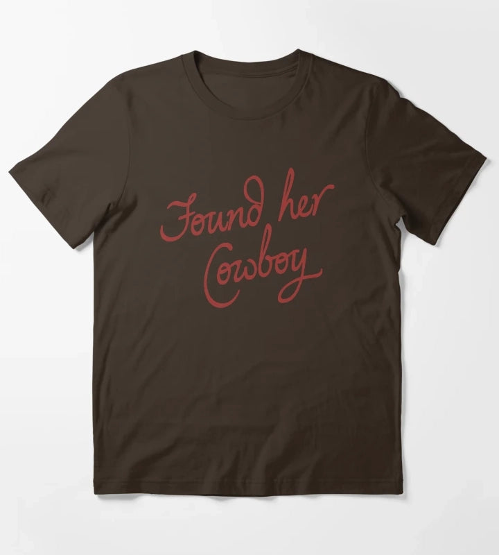 Found Her Cowboy T-Shirt Brown
