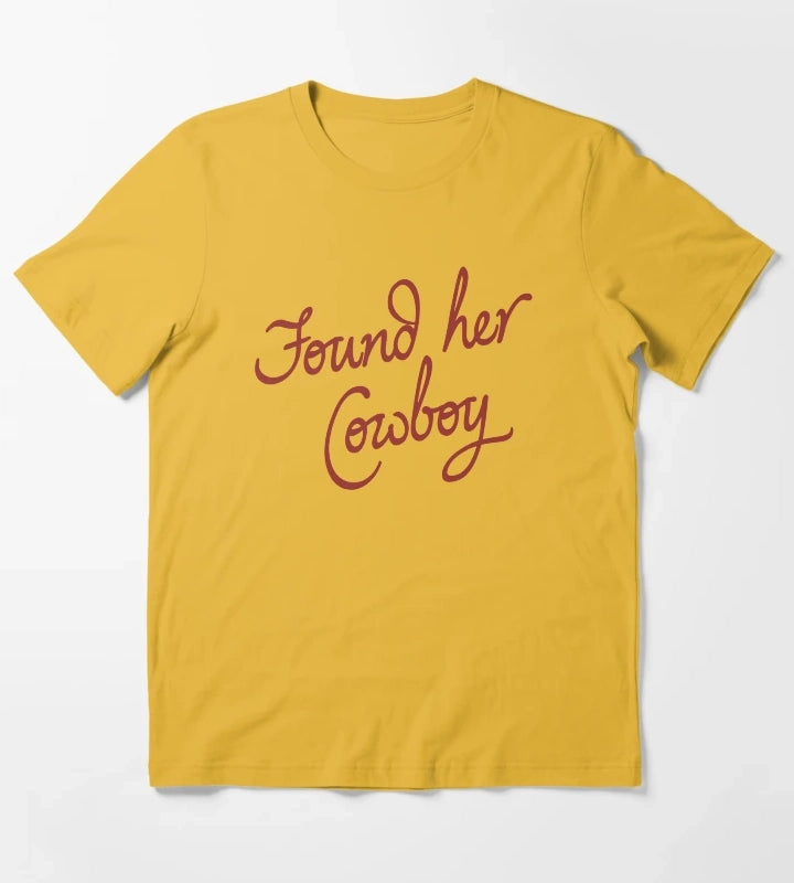 Found Her Cowboy T-Shirt Yellow