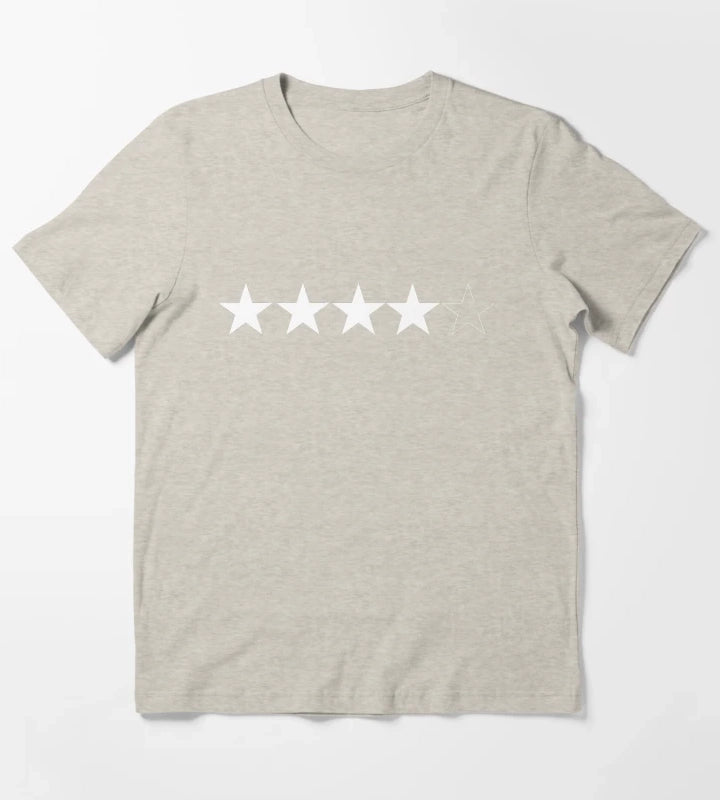Four Stars Out of Five T-Shirt Cream