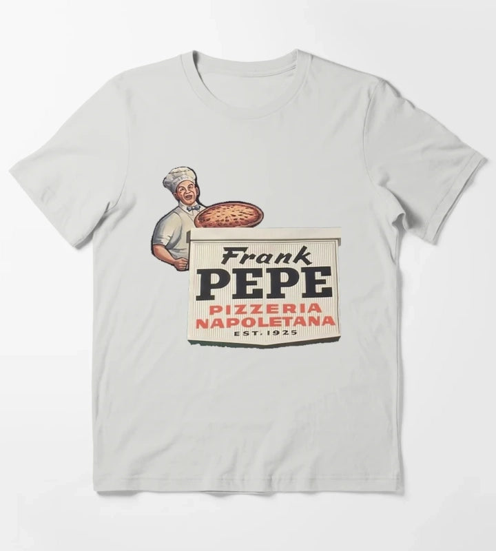 Frank Pepe Pizzeria Napoletana Resto T-Shirt Light Grey