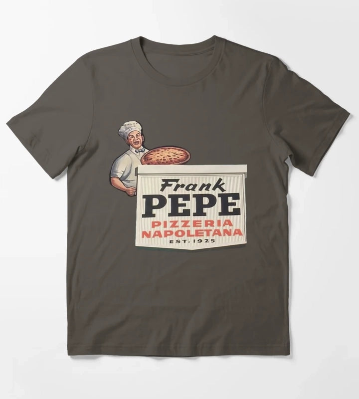 Frank Pepe Pizzeria Napoletana Resto T-Shirt Dark Grey