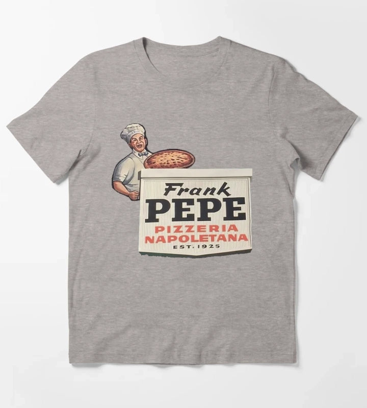 Frank Pepe Pizzeria Napoletana Resto T-Shirt Heather Grey