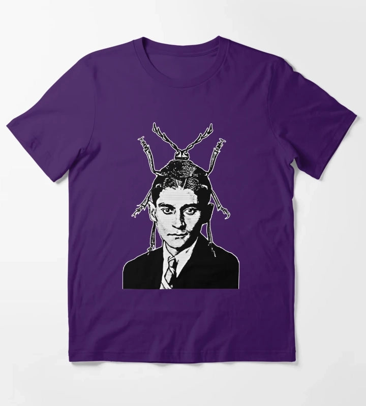 Franz Kafka Metamorphizes T-Shirt Purple
