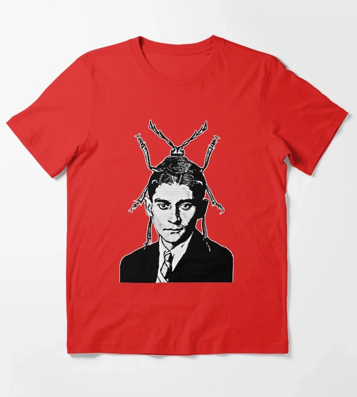 Franz Kafka Metamorphizes T-Shirt Red