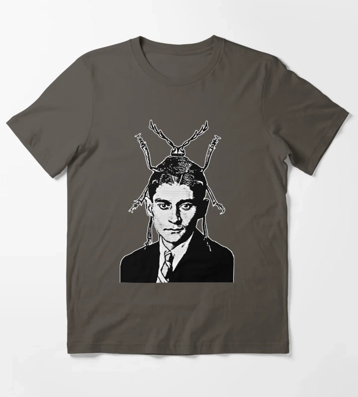 Franz Kafka Metamorphizes T-Shirt Dark Grey