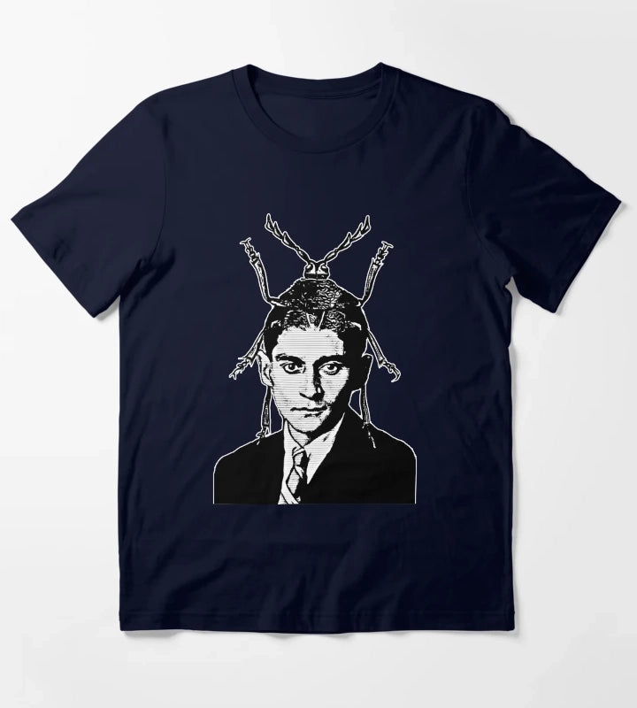 Franz Kafka Metamorphizes T-Shirt Navy