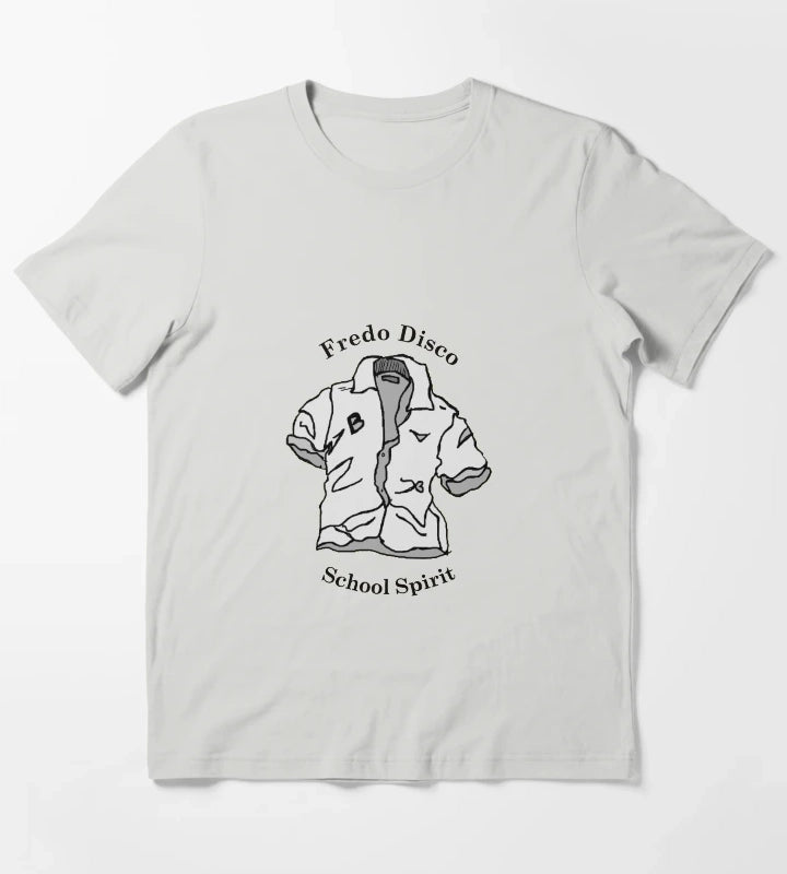 Fredo Disco School Spirit T-Shirt Light Grey