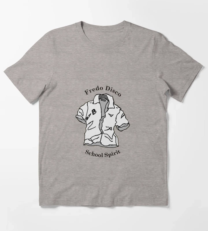Fredo Disco School Spirit T-Shirt Heather Grey