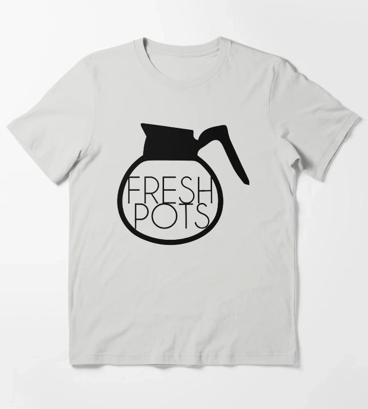 Fresh Pots T-Shirt Light Grey