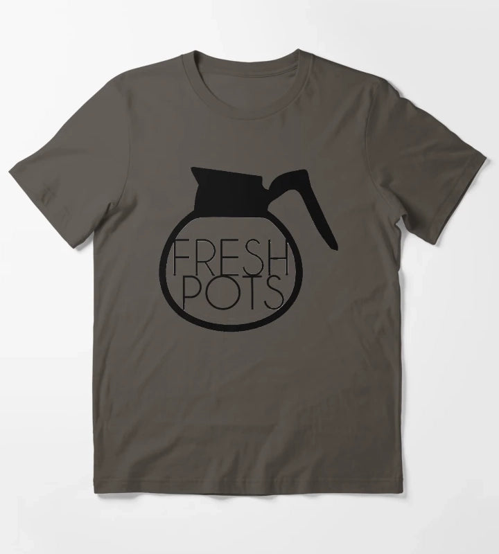 Fresh Pots T-Shirt Dark Grey