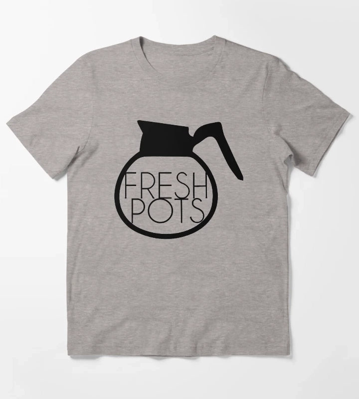 Fresh Pots T-Shirt Heather Grey