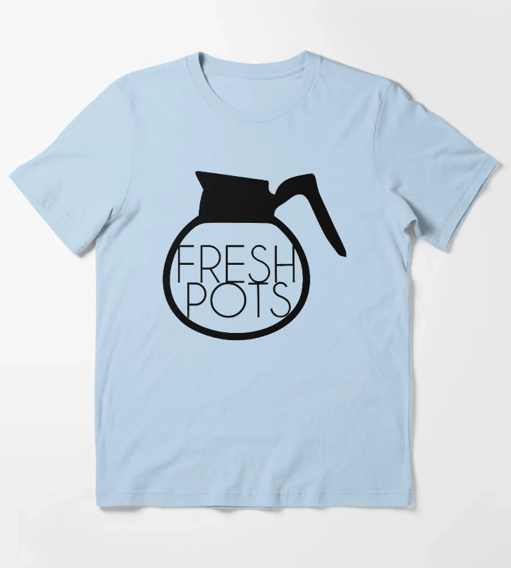 Fresh Pots T-Shirt Sky Blue