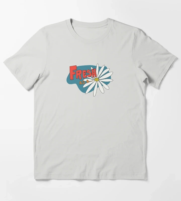 Fresh as a daisy T-Shirt Light Grey