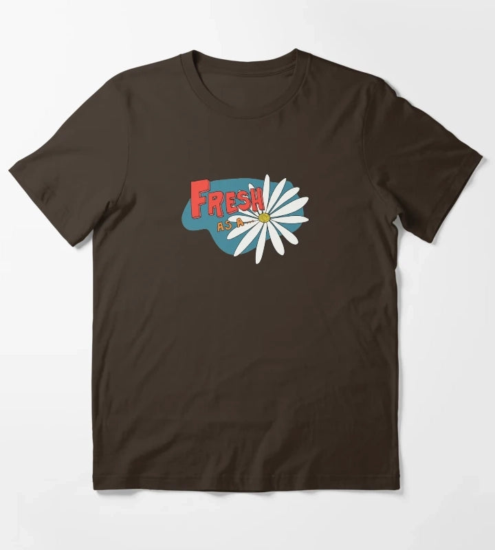 Fresh as a daisy T-Shirt Brown