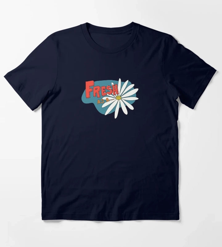 Fresh as a daisy T-Shirt Navy