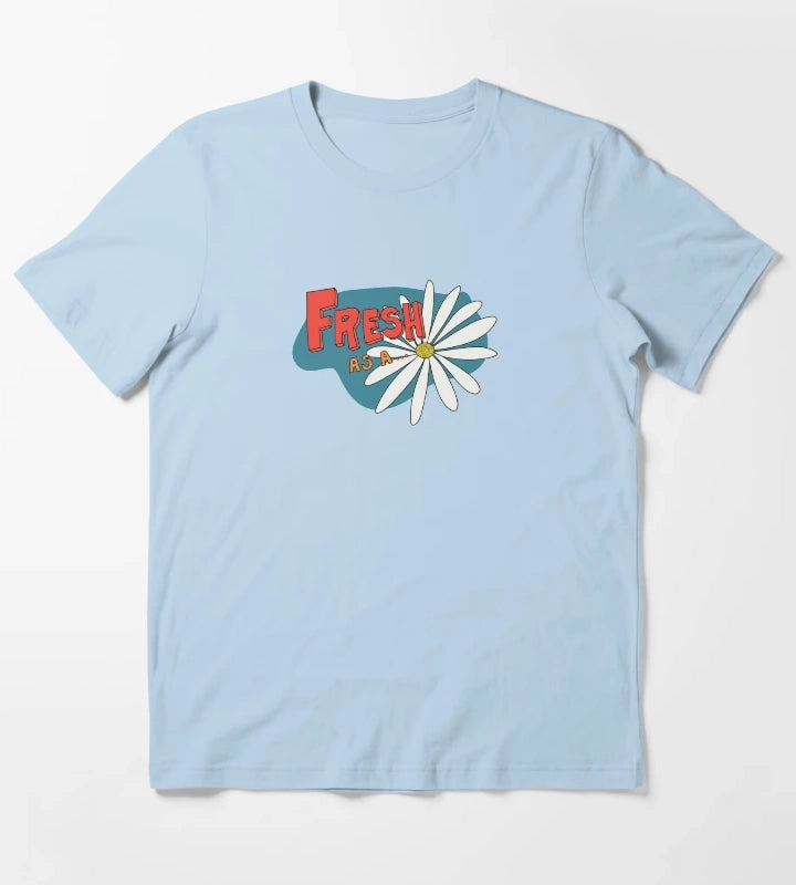 Fresh as a daisy T-Shirt Sky Blue