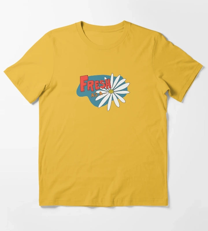 Fresh as a daisy T-Shirt Yellow