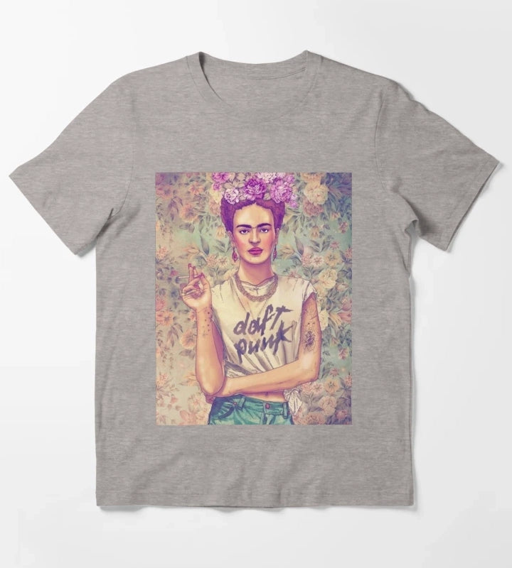 Frida kahlo T-Shirt Heather Grey