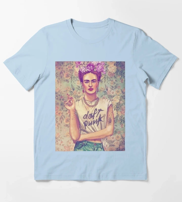 Frida kahlo T-Shirt Sky Blue